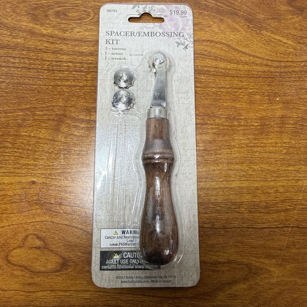 Spacer Set System Leather Craft Tool Missing Wrench New